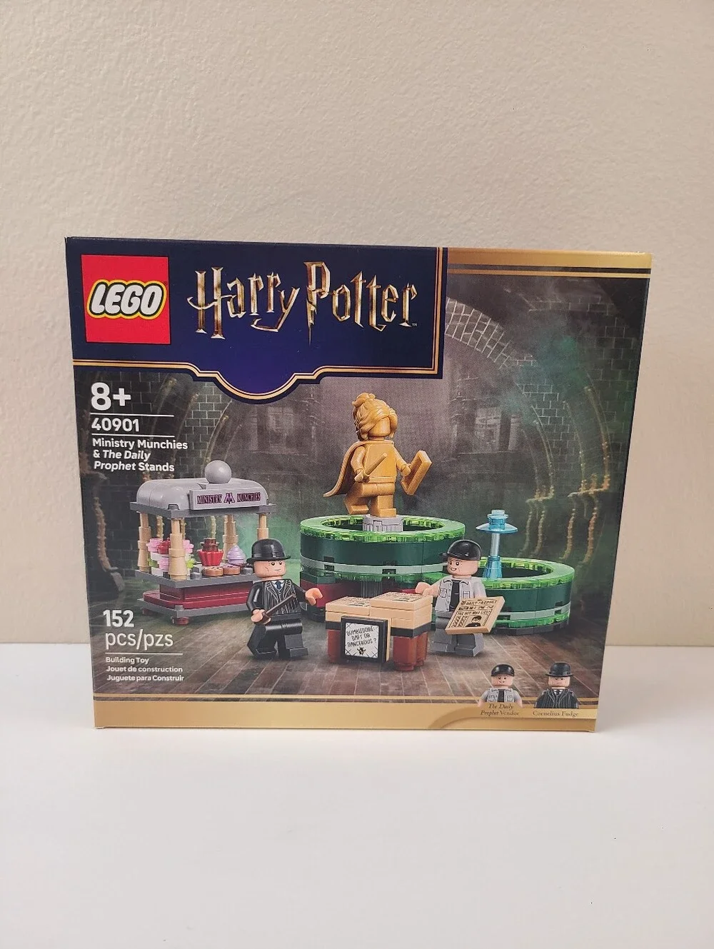 NEW Sealed LEGO Harry Potter Ministry Munchies & The Daily Prophet Stands (40901